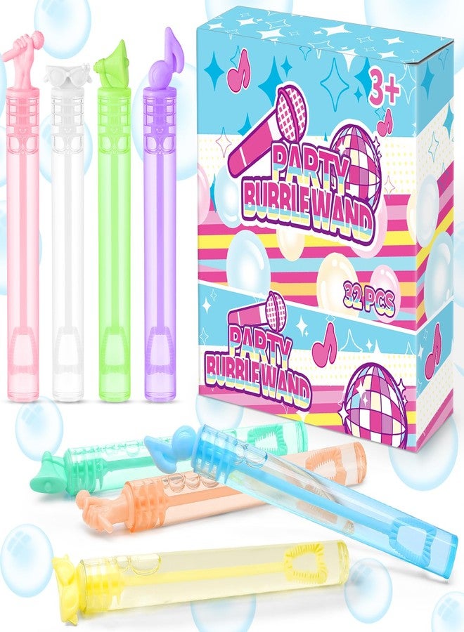 MAPIXO Taylor Music Party Decor Filler, Birthday Gift Box for Girls, 32 Pcs Mini Bubble Bulk Singer Bubble Toys, Party Favor Wand for Kid, Christmas Goody Bag Stuffers, Outdoor Game Supplies, Carnival Prizes - Image 4